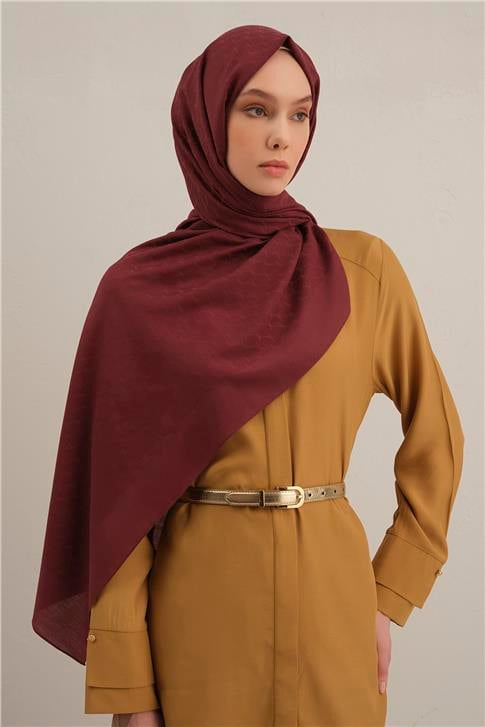 Armine Link Desen Bambu Cotton Şal 32