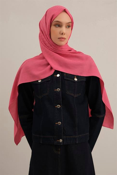 Armine Link Desen Bambu Cotton Şal 37