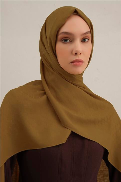 Armine Link Desen Bambu Cotton Şal 71