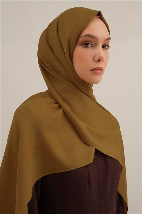 Armine Link Desen Bambu Cotton Şal 71