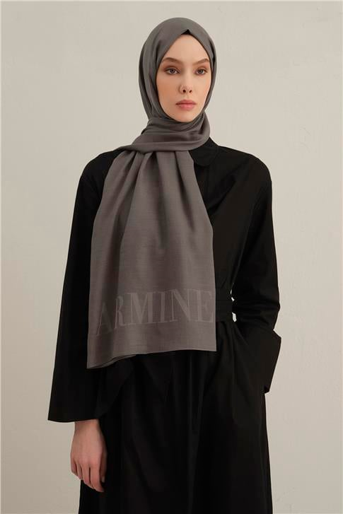 Armine Logo Drop Pamuk İpek Şal 20