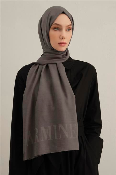 Armine Logo Drop Pamuk İpek Şal 20