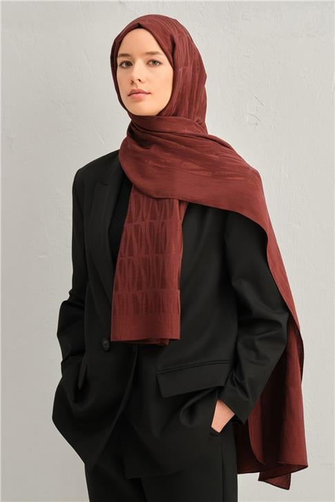 Armine Lyocell Naia Çubuk Desen Şal 1110-29