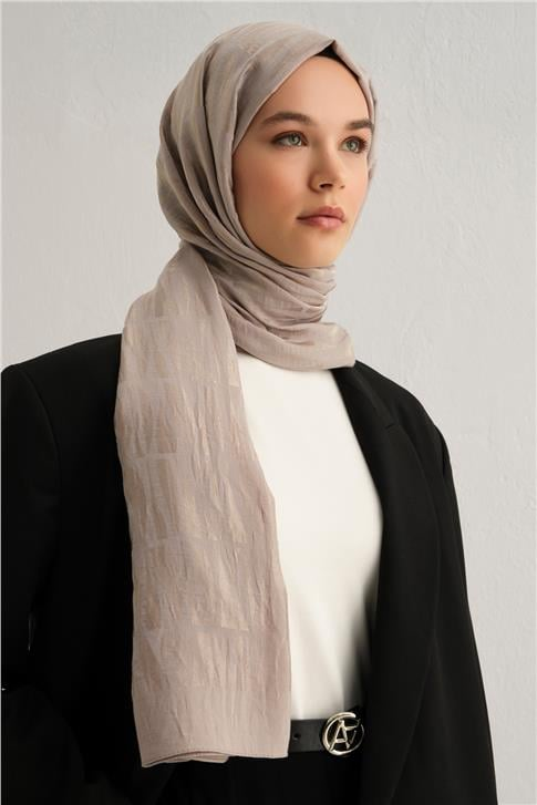 Armine Lyocell Naia Çubuk Desen Şal 1113-8