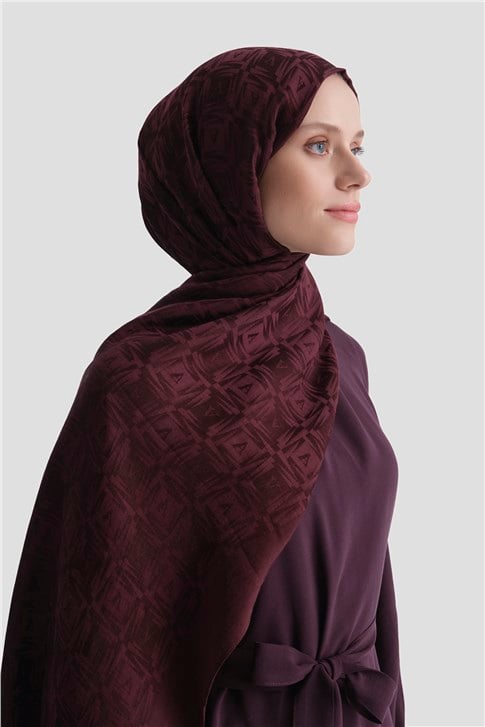 Armine Lyocell Naia Kare Monogram Şal 6 51