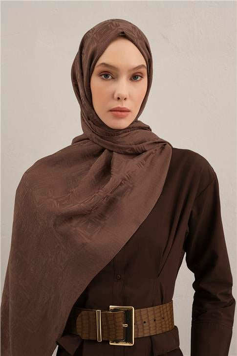 Armine Lyocell Naia Kare Monogram Şal 6 11