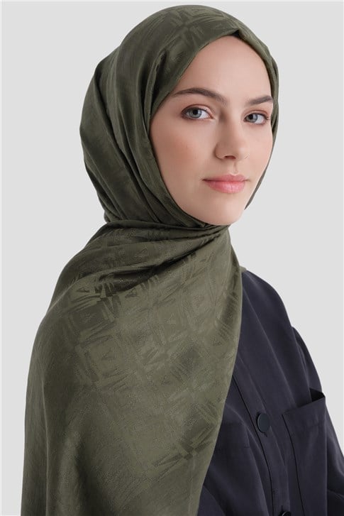 Armine Lyocell Naia Kare Monogram Şal 6 49