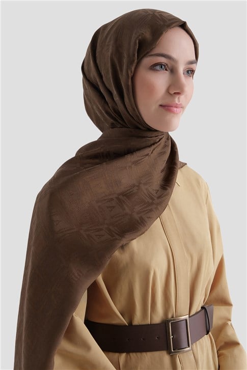 Armine Lyocell Naia Kare Monogram Şal 6 77