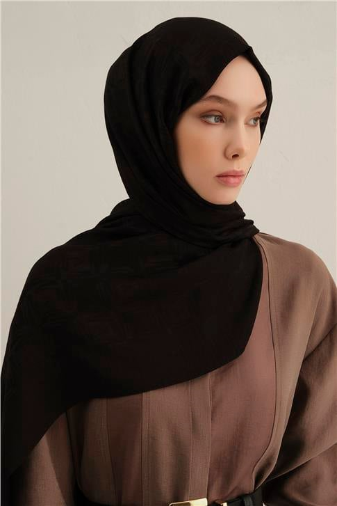 Armine Lyocell Naia Kare Monogram Şal 6 01