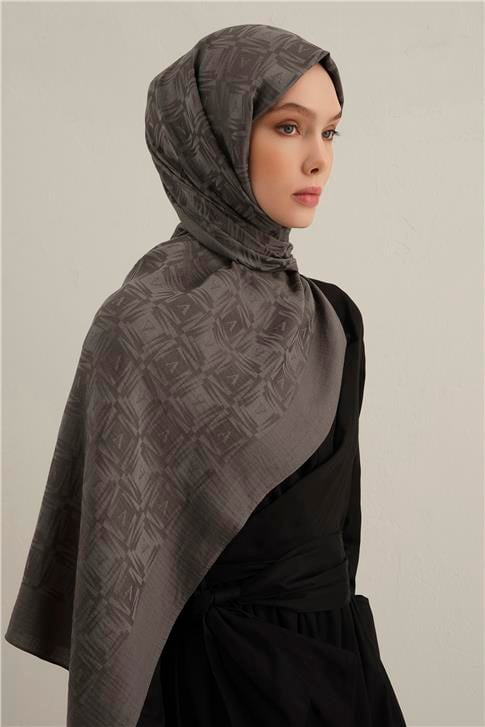 Armine Lyocell Naia Kare Monogram Şal 6 18