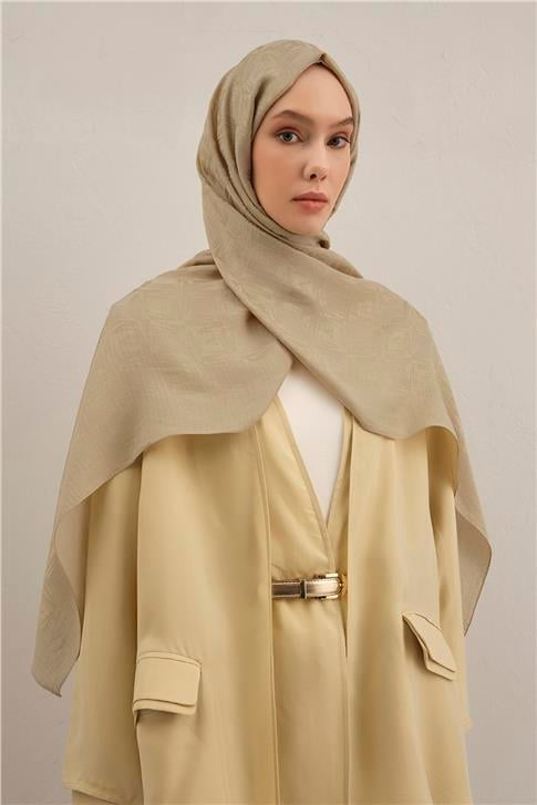 Armine Lyocell Naia Kare Monogram Şal 6 73