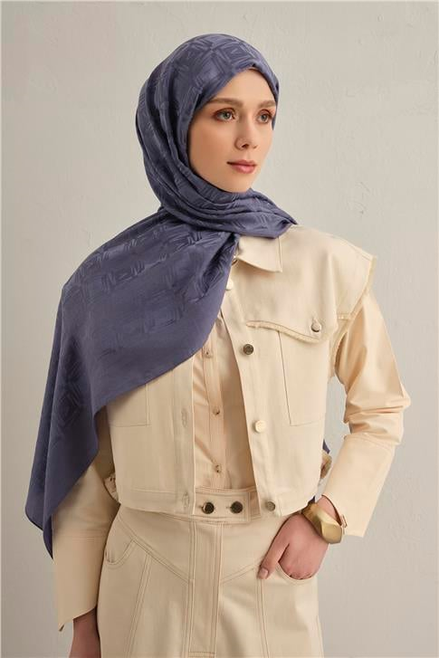 Armine Lyocell Naia Kare Monogram Şal 6 42