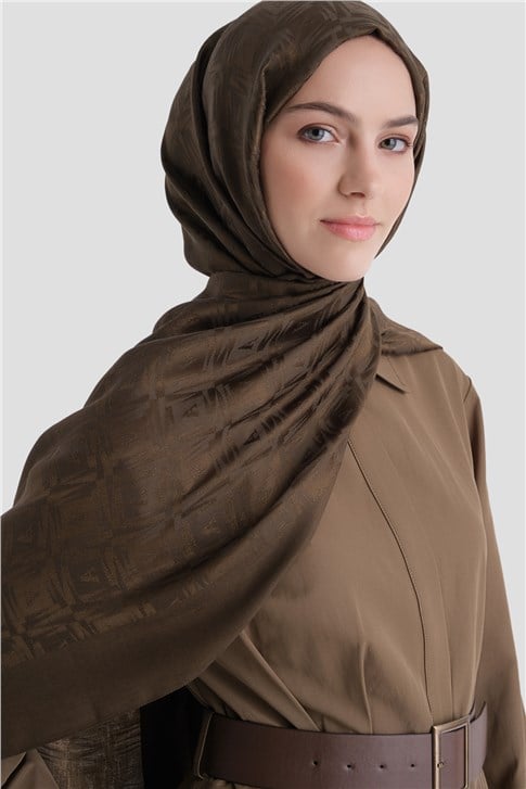 Armine Lyocell Naia Kare Monogram Şal 6 56