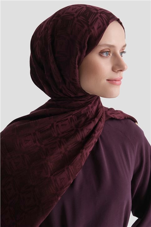 Armine Lyocell Naia Kare Monogram Şal 6 51