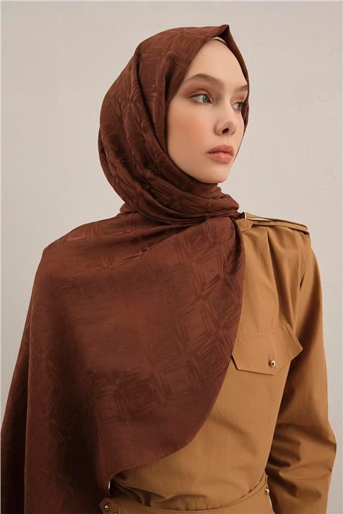 Armine Lyocell Naia Kare Monogram Şal 6 16