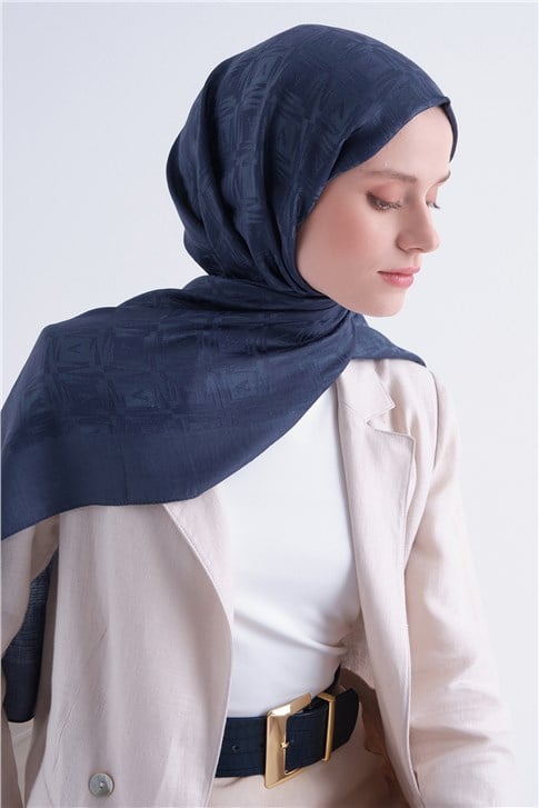 Armine Lyocell Naia Kare Monogram Şal 6 28