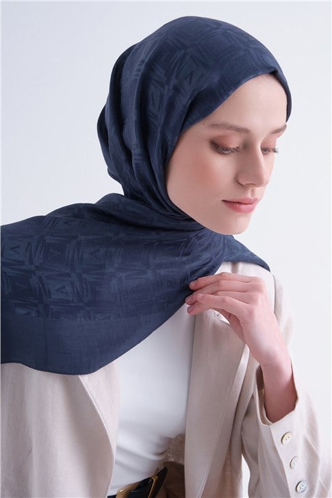 Armine Lyocell Naia Kare Monogram Şal 6 28