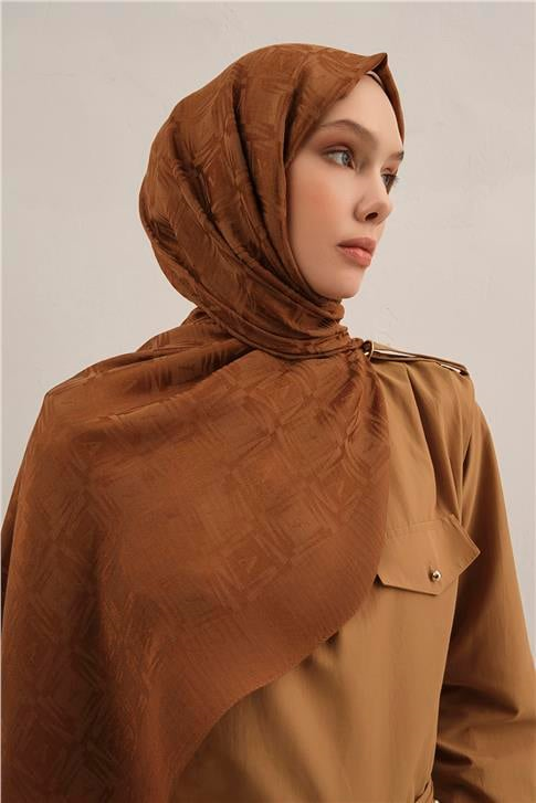 Armine Lyocell Naia Kare Monogram Şal 6 74