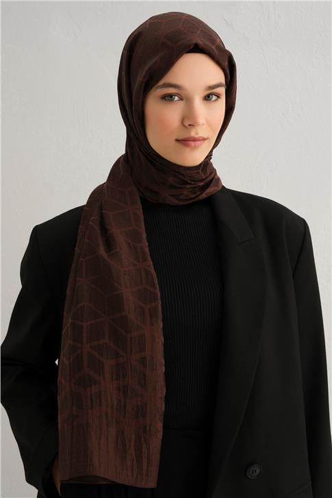 Armine Lyocell Naia Petek Desen Şal 1110-41