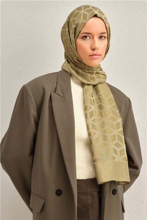 Armine Lyocell Naia Petek Desen Şal 1113-21