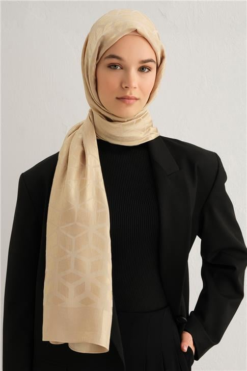 Armine Lyocell Naia Petek Desen Şal 1113-5
