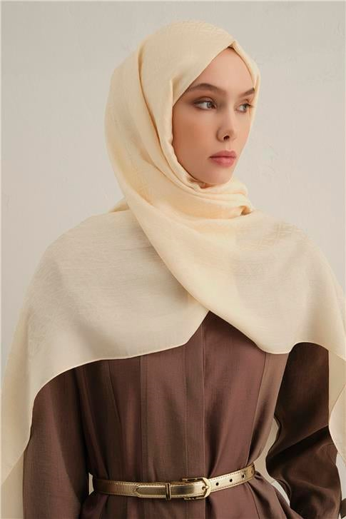 Armine Lyocell Naia Üçgen Monogram Şal 5 60