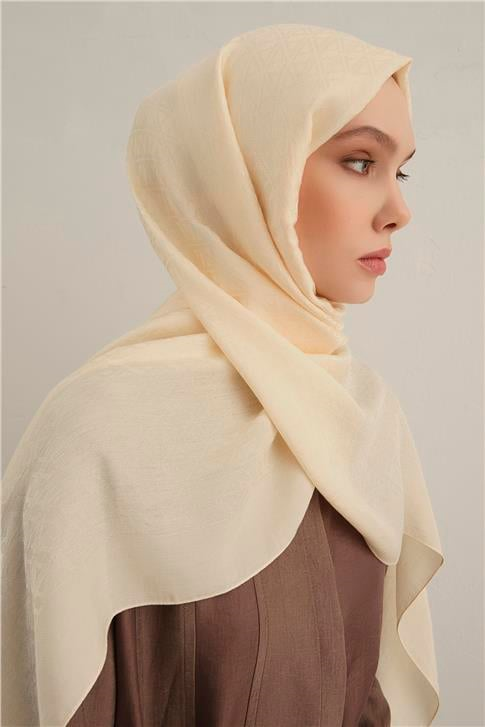 Armine Lyocell Naia Üçgen Monogram Şal 5 60