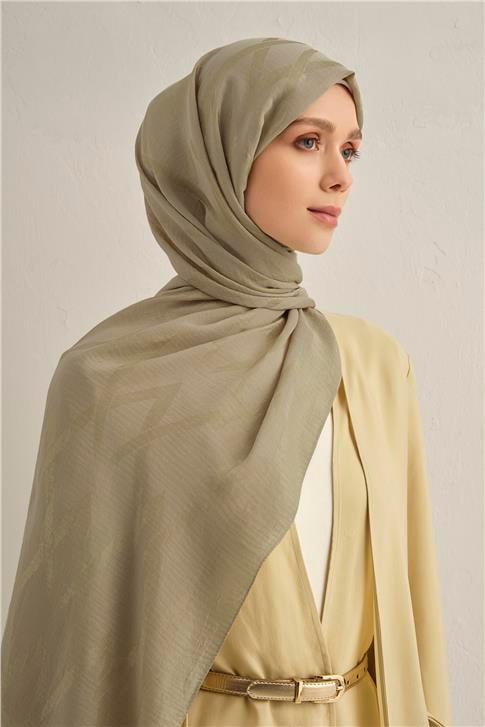 Armine Lyocell Naia Zikzak Desen Şal  1- 73