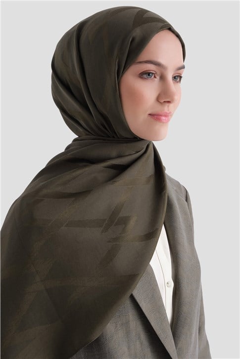 Armine Lyocell Naia Zikzak Desen Şal  1- 56