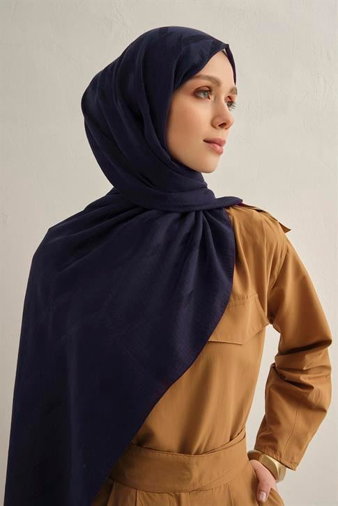 Armine Lyocell Naia Zikzak Desen Şal  1- 03