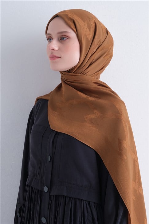 Armine Lyocell Naia Zikzak Desen Şal  1- 46