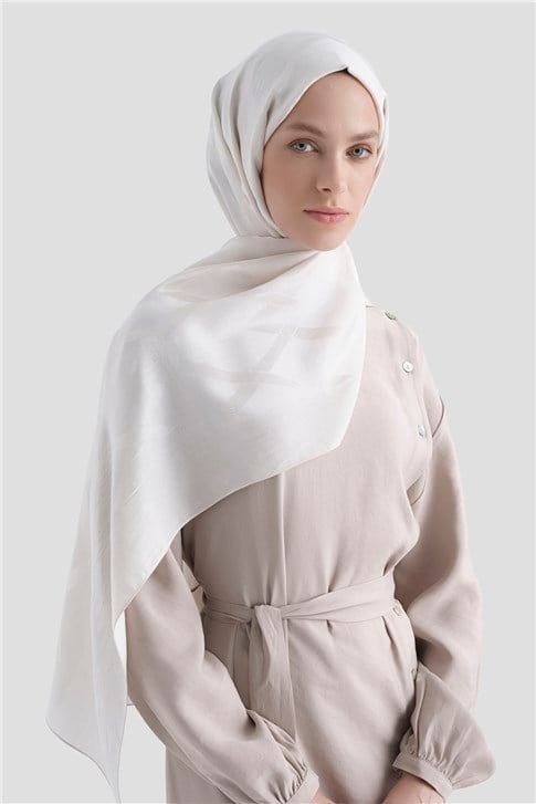 Armine Lyocell Naia Zikzak Desen Şal  1- 58