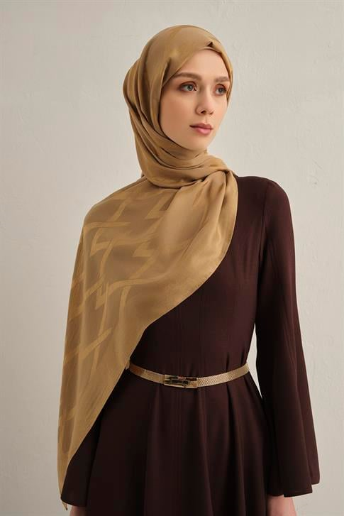 Armine Lyocell Naia Zikzak Desen Şal  1- 70