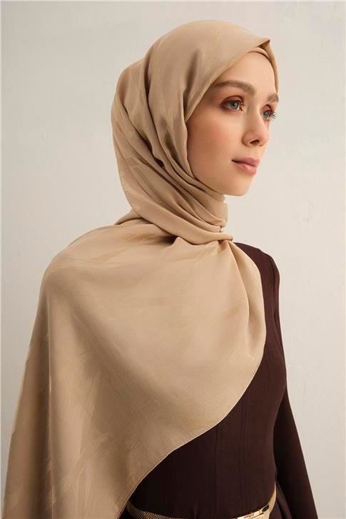 Armine Lyocell Naia Zikzak Desen Şal  1- 04
