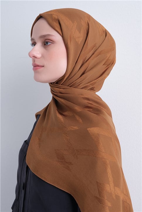 Armine Lyocell Naia Zikzak Desen Şal  1- 46