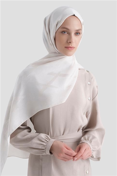 Armine Lyocell Naia Zikzak Desen Şal  1- 58