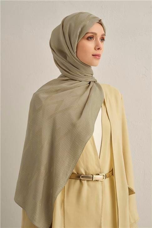 Armine Lyocell Naia Zikzak Desen Şal  1- 73