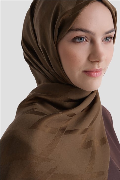 Armine Lyocell Naia Zikzak Desen Şal  1- 77