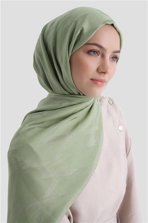 Armine Lyocell Naia Zikzak Desen Şal  1- 55