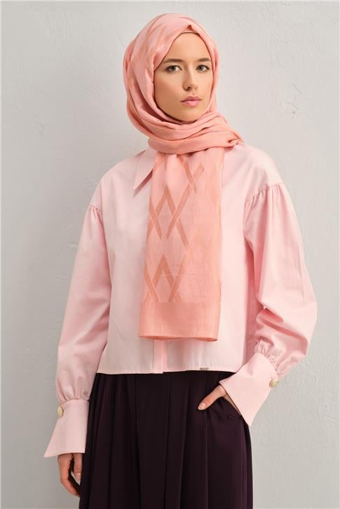 Armine Lyocell Naia Zikzak Desen Şal 1113-14