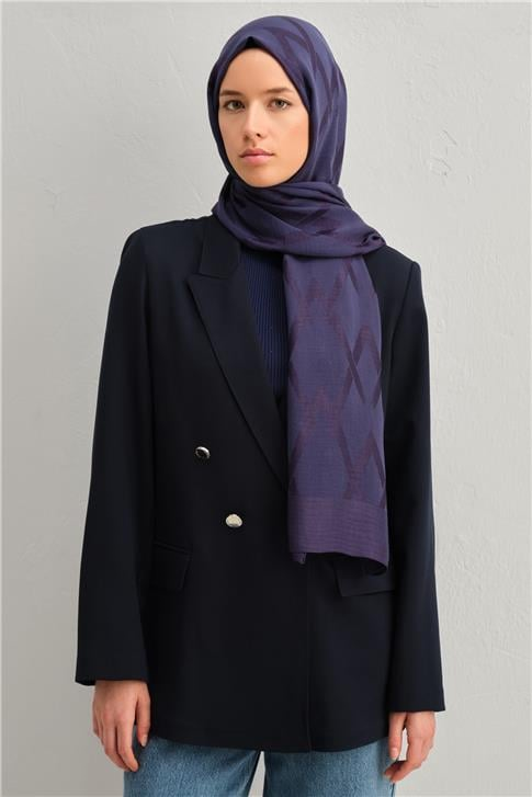 Armine Lyocell Naia Zikzak Desen Şal 112-18