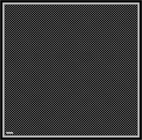 Armine Monogram Desenli Saf İpek Twill Eşarp 9345D 10