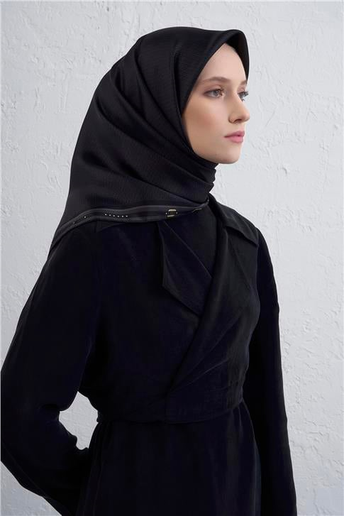 Armine Monogram Desenli Saf İpek Twill Eşarp 9401D 52