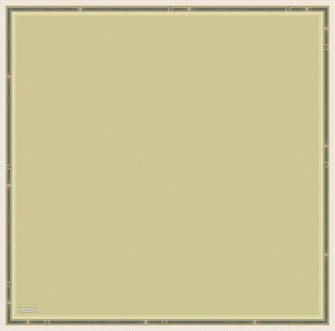 Armine Monogram Desenli Saf İpek Twill Eşarp 9401D 34