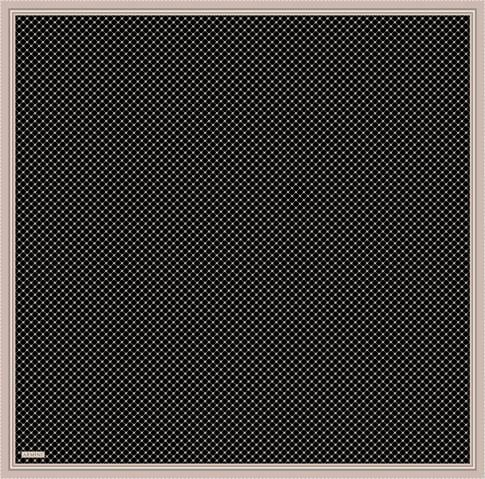 Armine Monogram Desenli Saf İpek Twill Eşarp 9345D 07