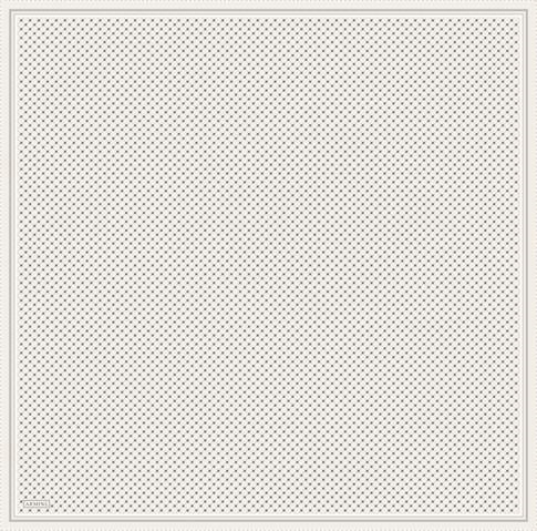 Armine Monogram Desenli Saf İpek Twill Eşarp 9345D 87