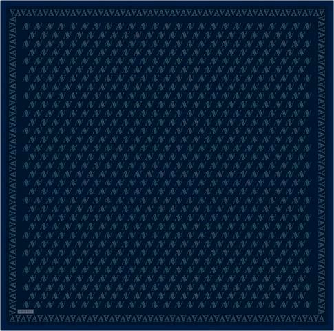 Armine Monogram Desenli Saf İpek Twill Eşarp 9412D 03