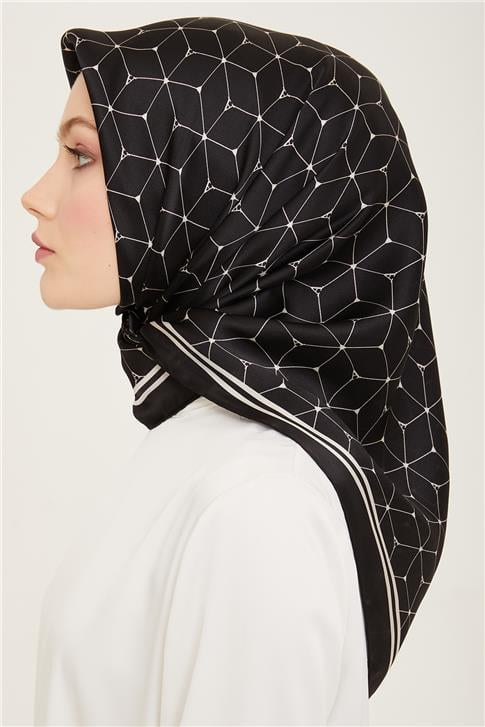 Armine Monogram Desenli Sura İpek Eşarp 24Ya9166 85 03