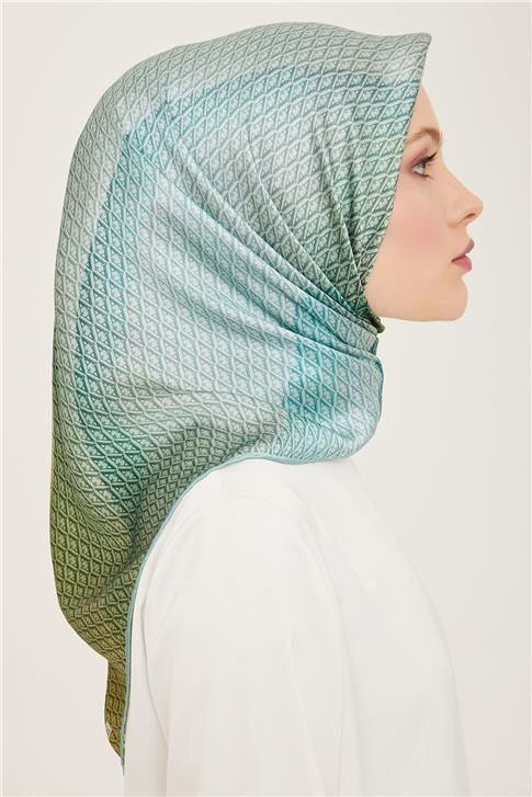 Armine Monogram Desenli Twill İpek Eşarp 24Ya9104 52 84