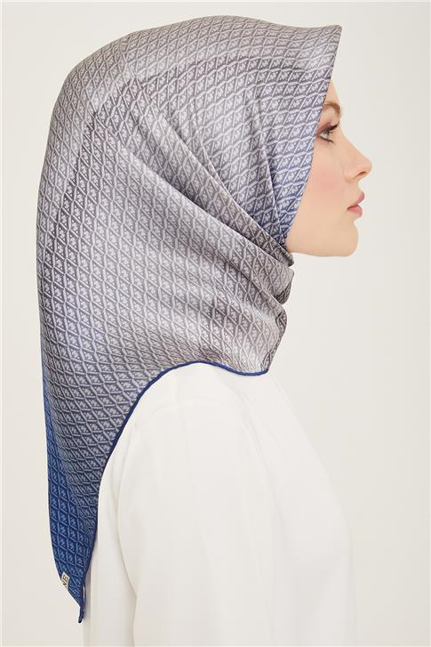 Armine Monogram Desenli Twill İpek Eşarp 24Ya9104 52 80